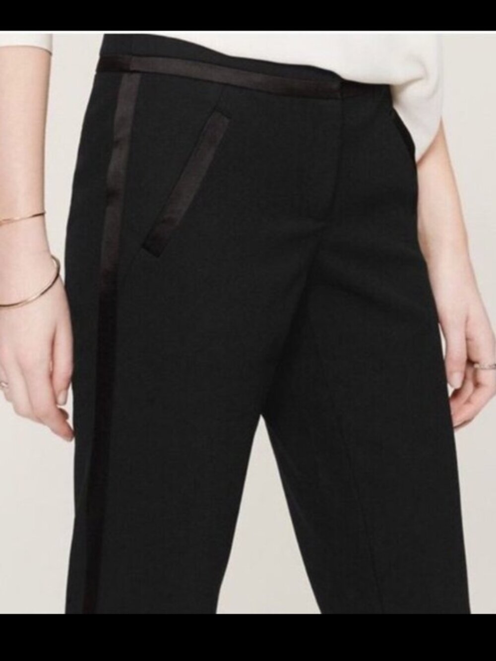 LOFT Women's Pants, taxido pants, Loft pants, office pants, black spring pants
